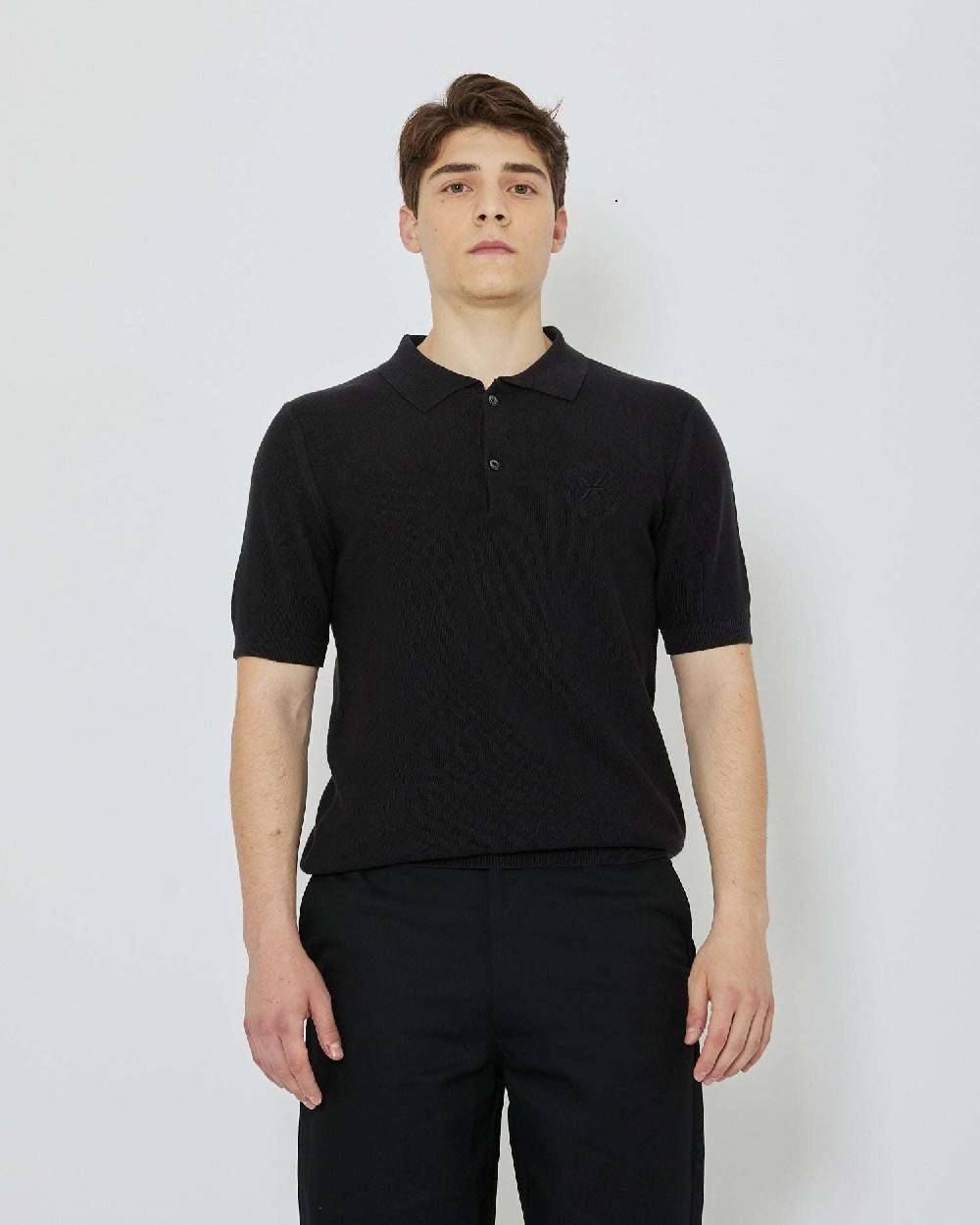 John Richmond Maglia a polo con logo ricamato sul davanti Consegna Veloce