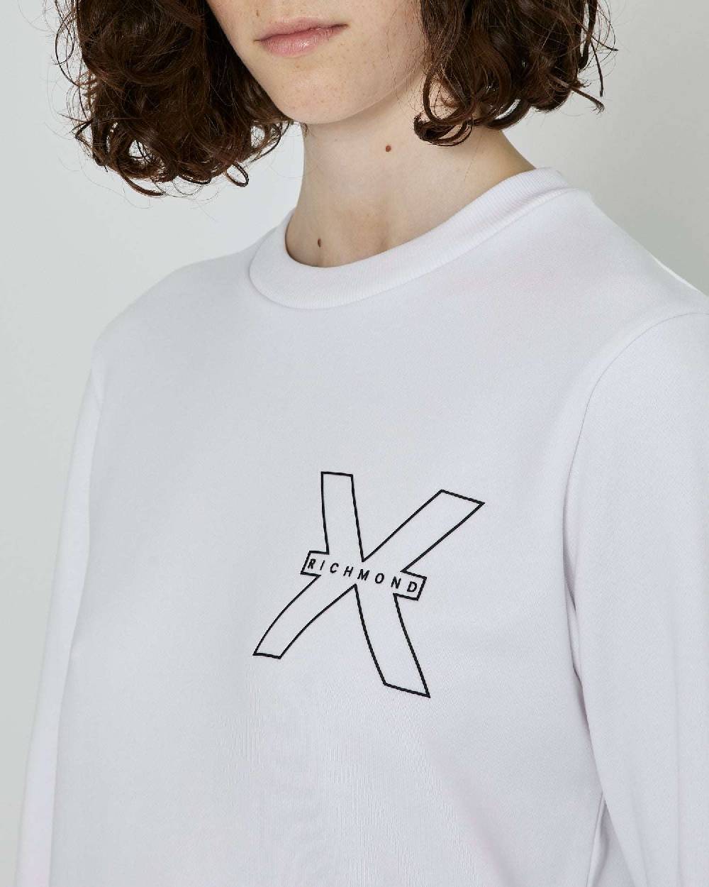 John Richmond Felpa con logo sul davanti Shopping Online