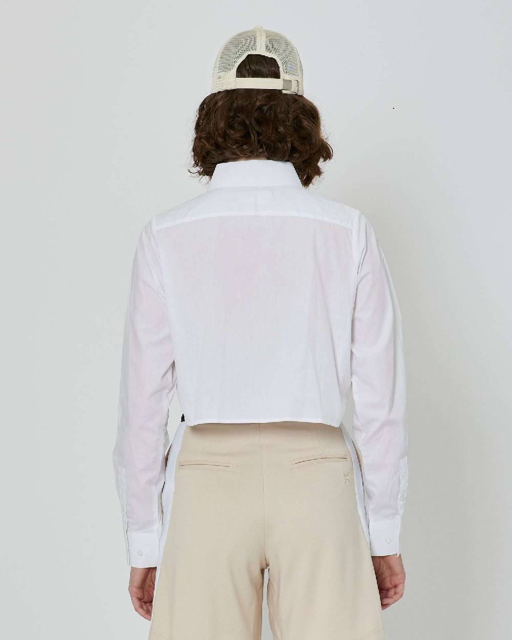 John Richmond Camicia crop con tasca sul davanti e logo ricamato Affare Del Giorno