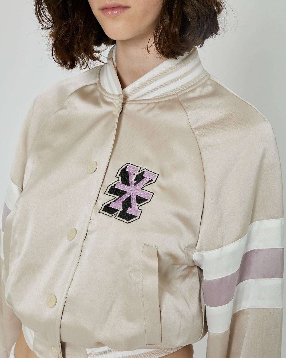 John Richmond Bomber crop con logo Richmond X Novità