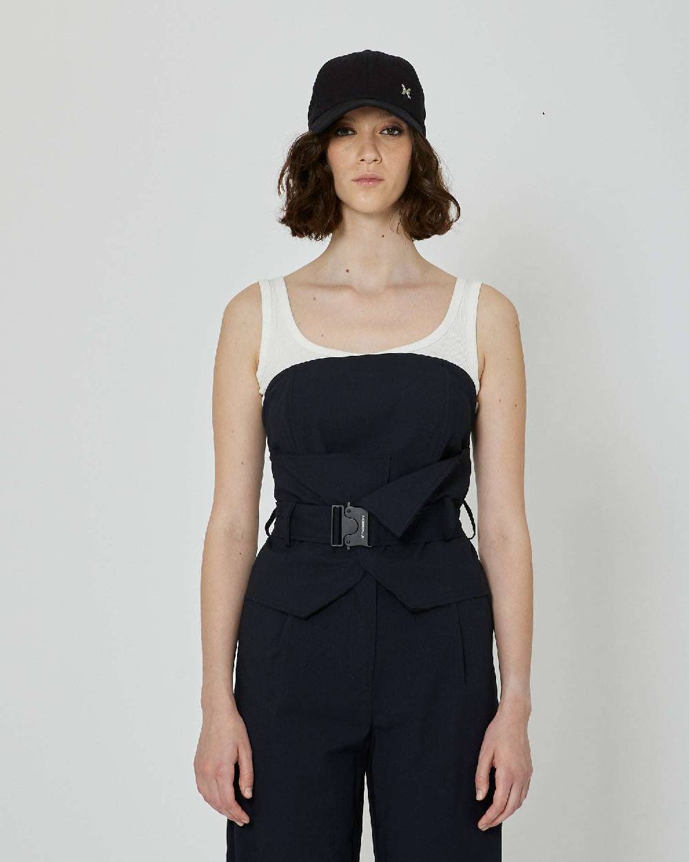 John Richmond Top a fascia con cintura Sconto