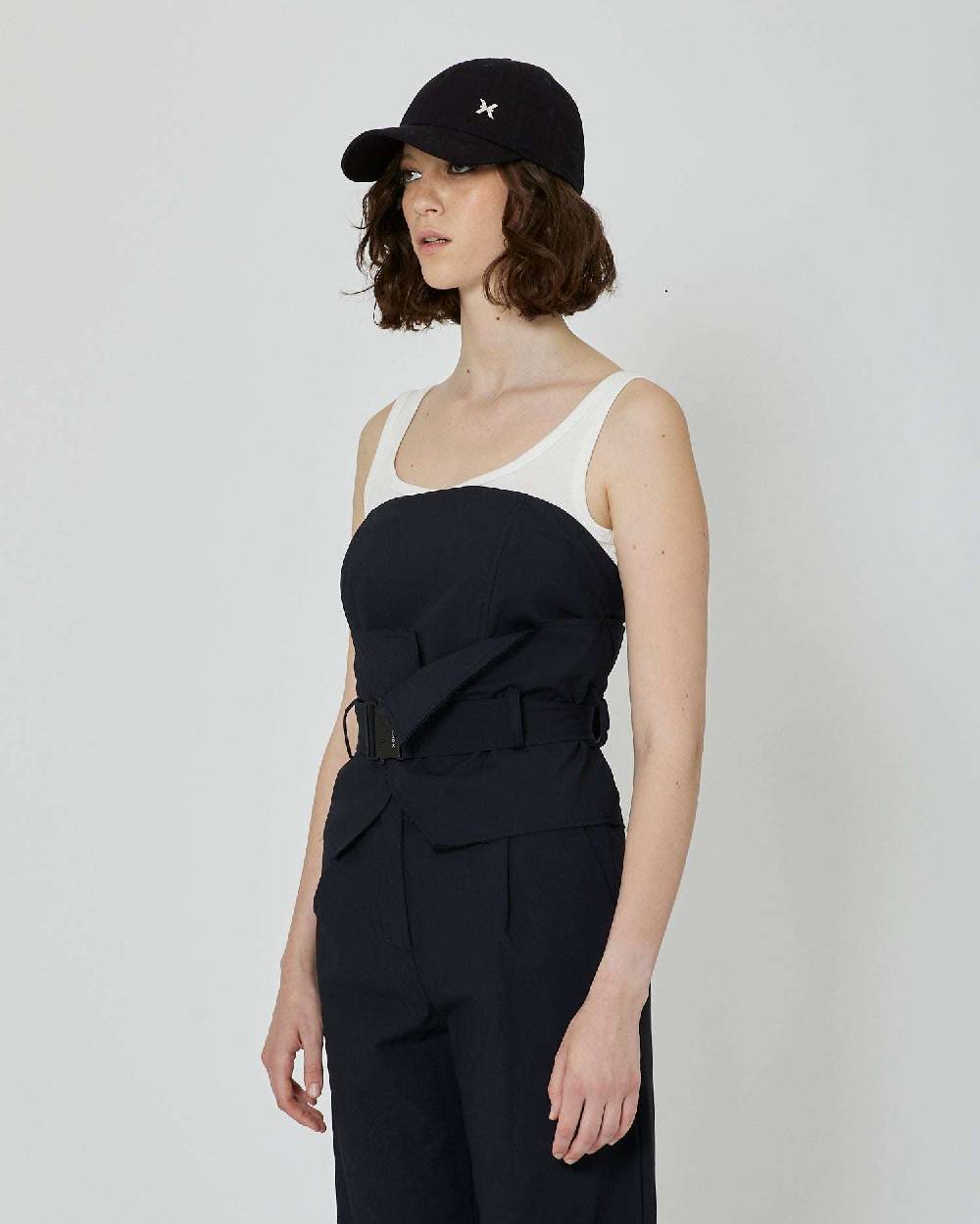 John Richmond Top a fascia con cintura Sconto