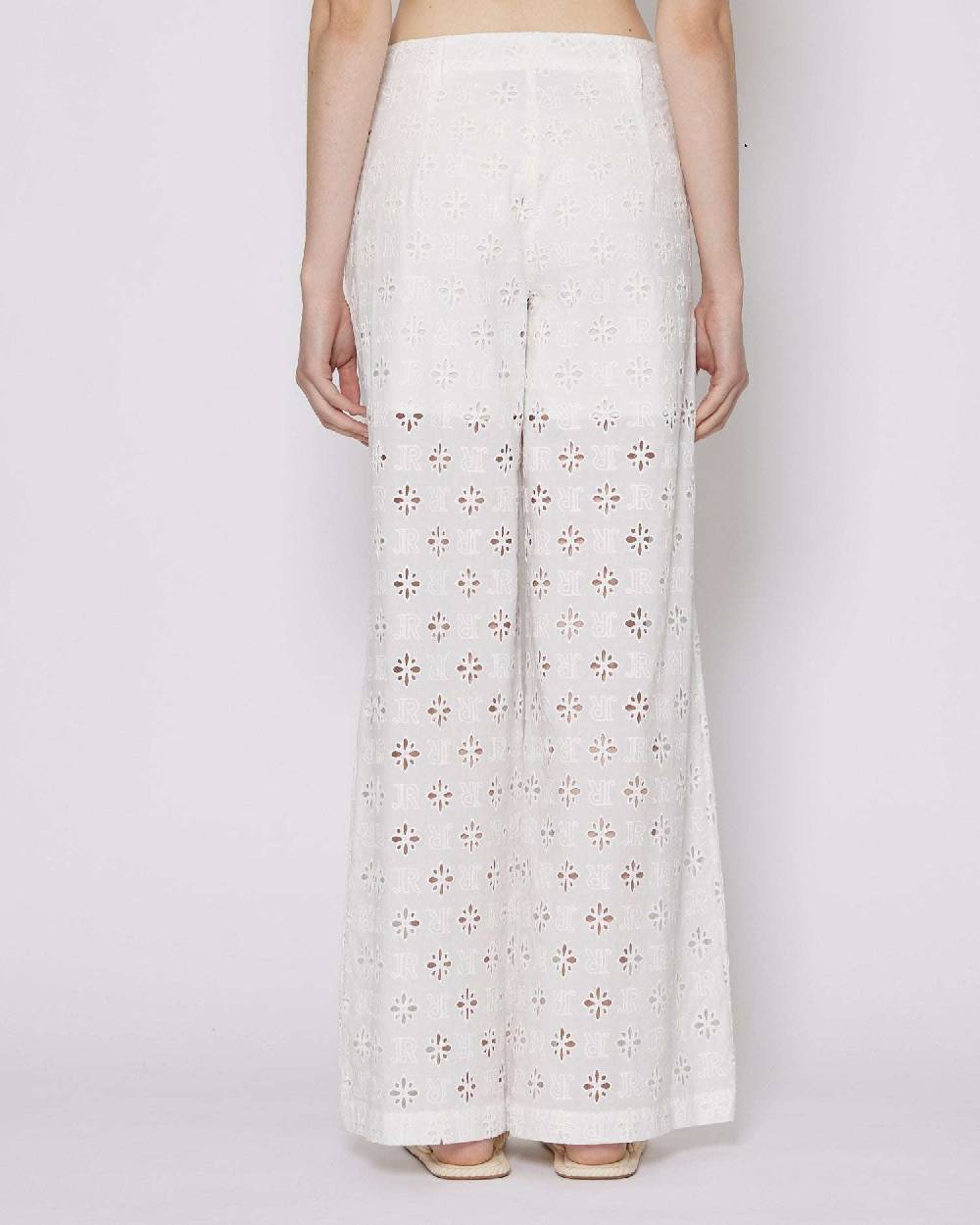 John Richmond Pantaloni con ricamo tono su tono Hotsell