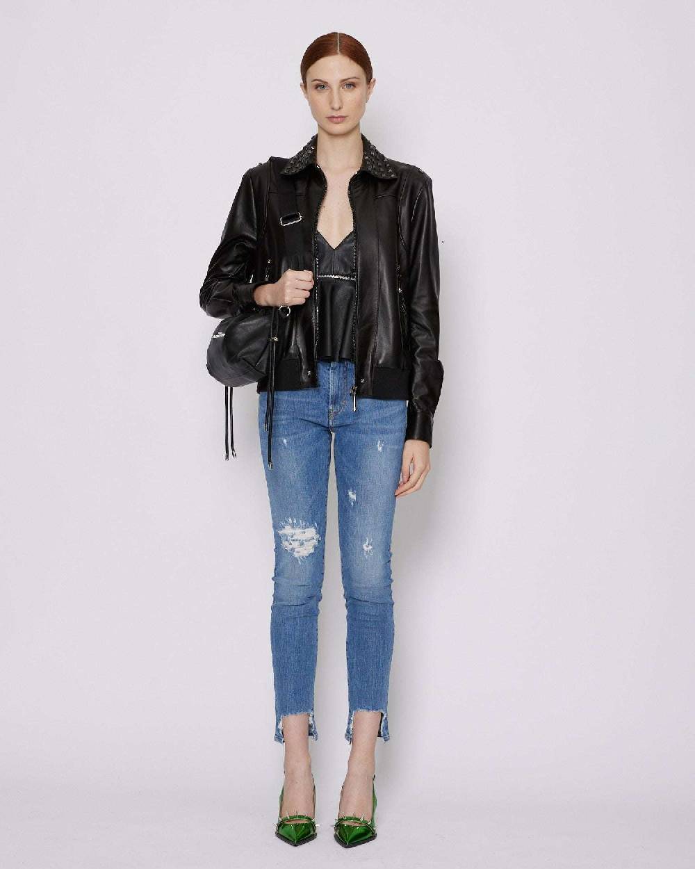 John Richmond Top con balza In Saldo