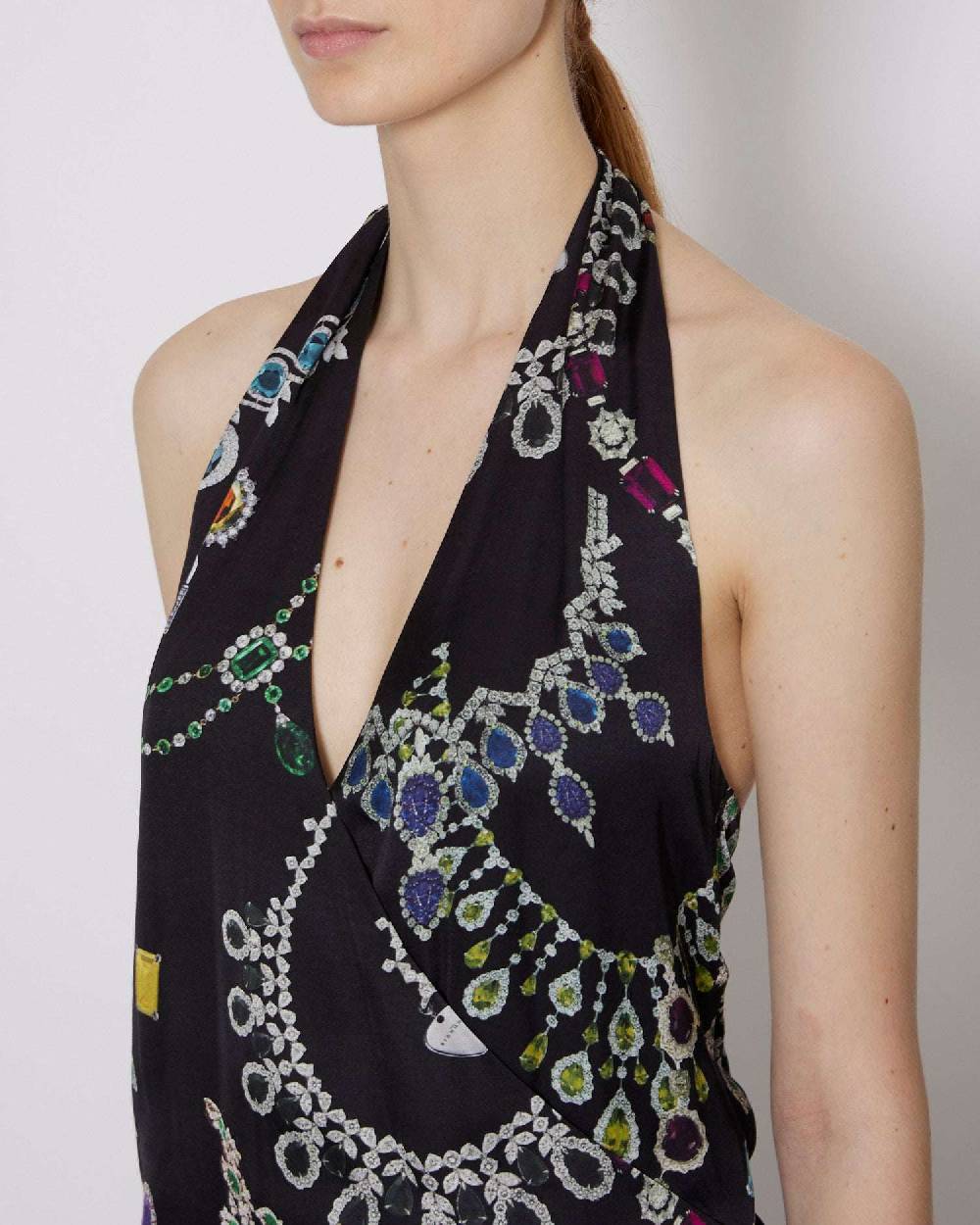 John Richmond Top gilet con collo halter Moda