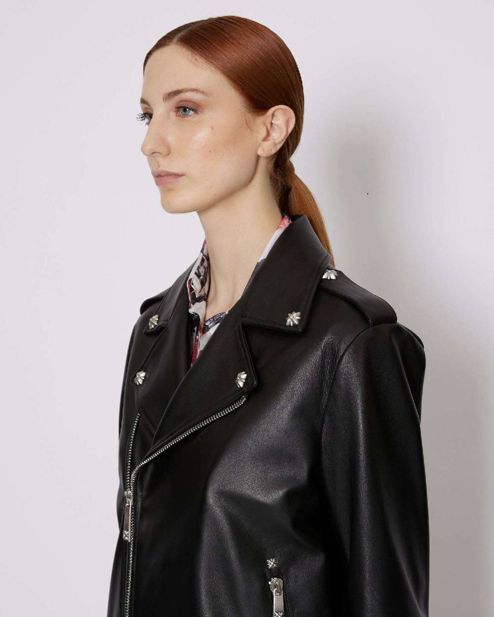 John Richmond Bomber genderless in 100% pelle Italia