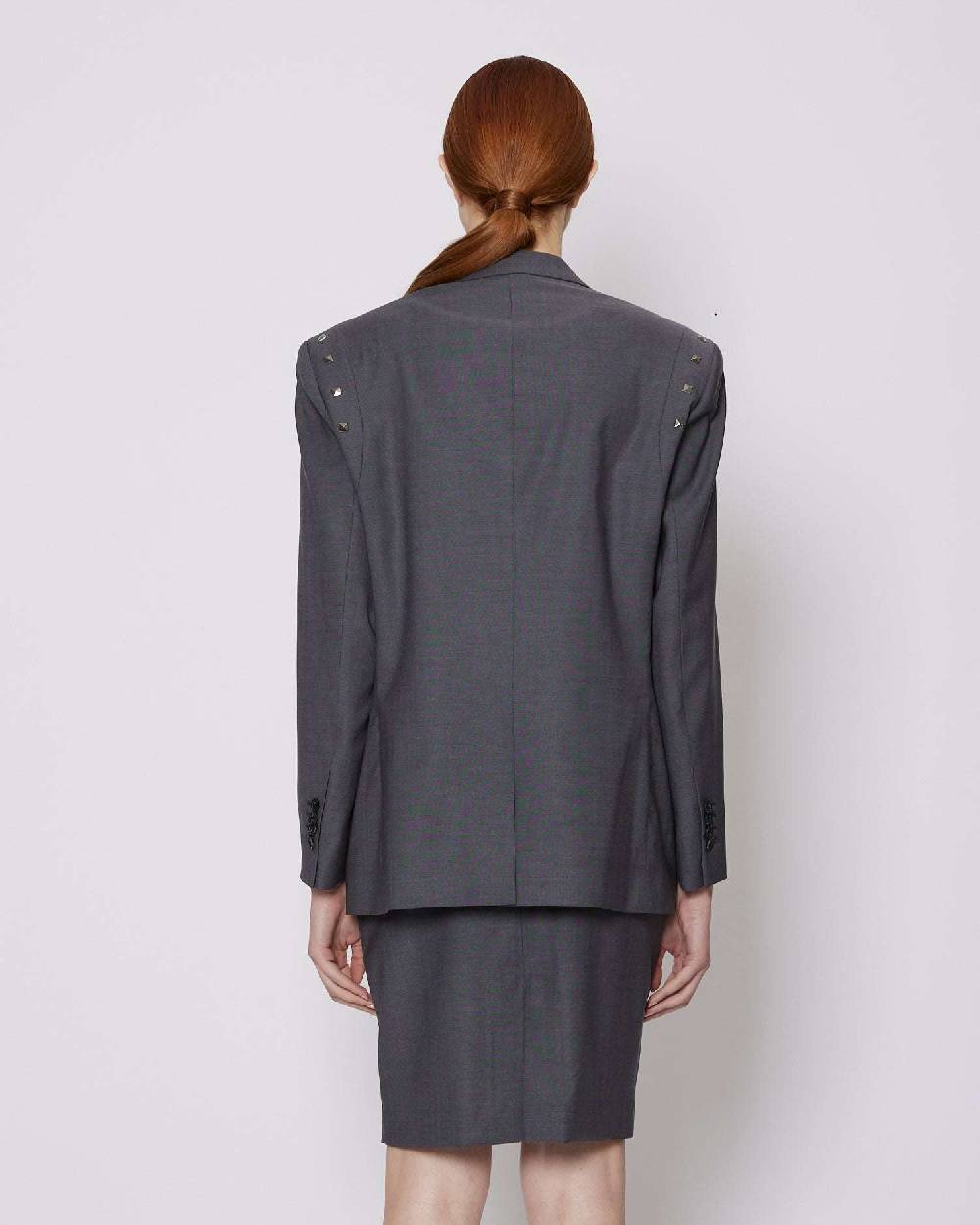 John Richmond Blazer monopetto con applicazioni metalliche Nuovo