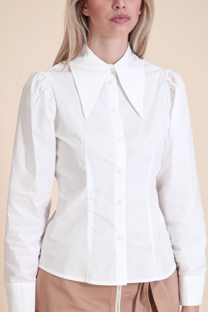 Le Streghe CAMICIA CON COLLO PUNTE Vendita Economica