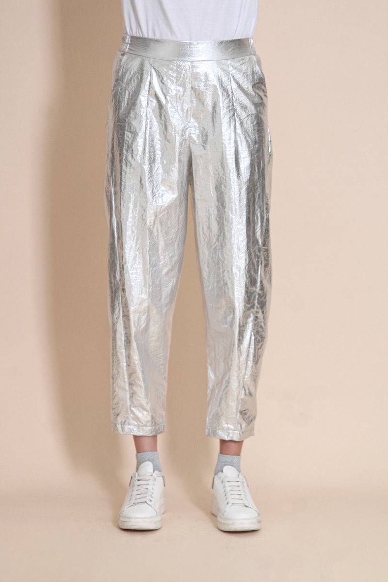 Le Streghe PANTALONE ARGENTO Negozi Online