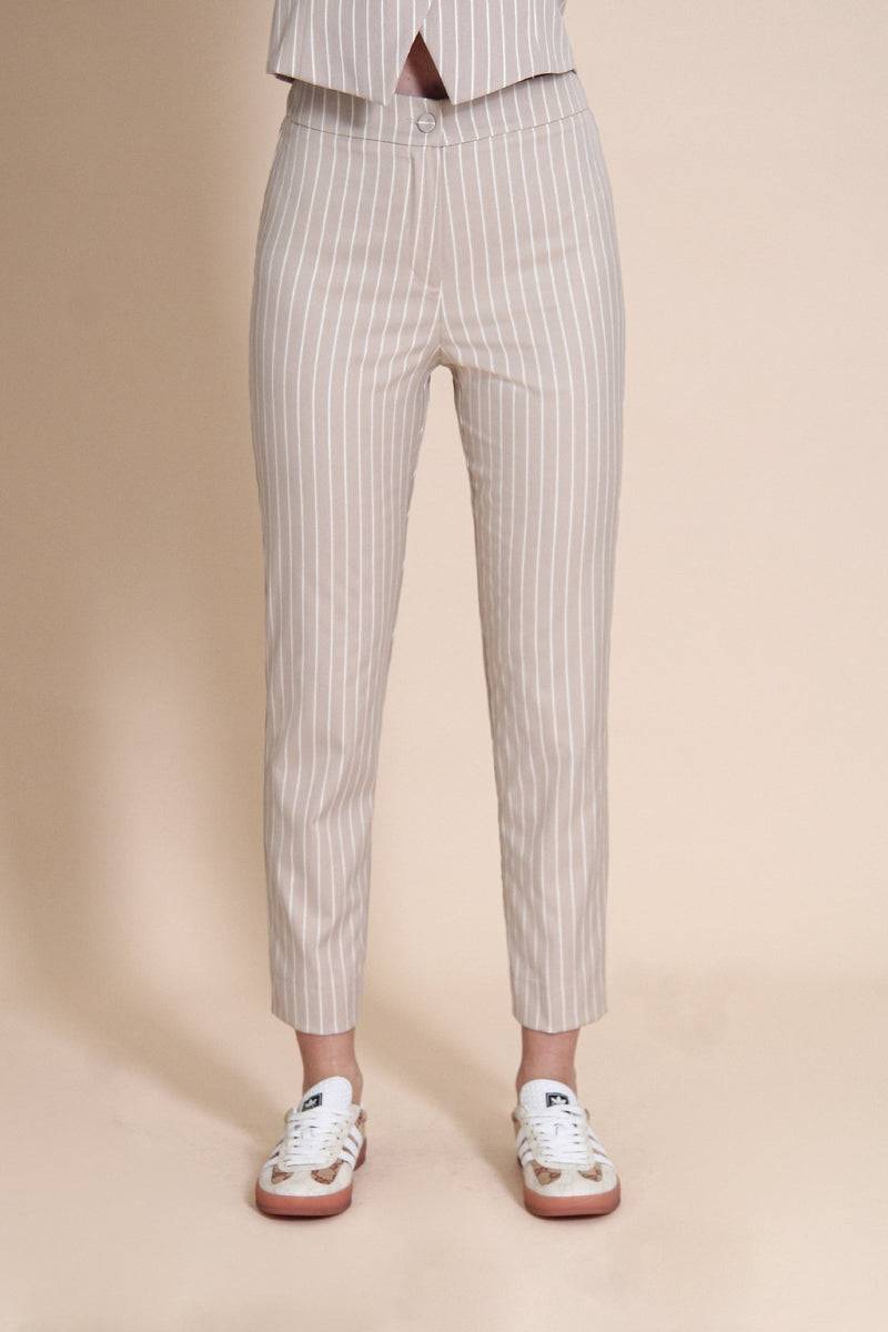 Le Streghe PANTALONE GESSATO Consegna Veloce