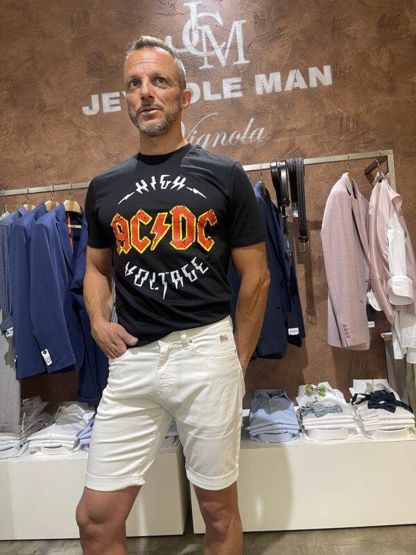 JCM Jey Coleman T-shirt uomo estiva con stampa Moda