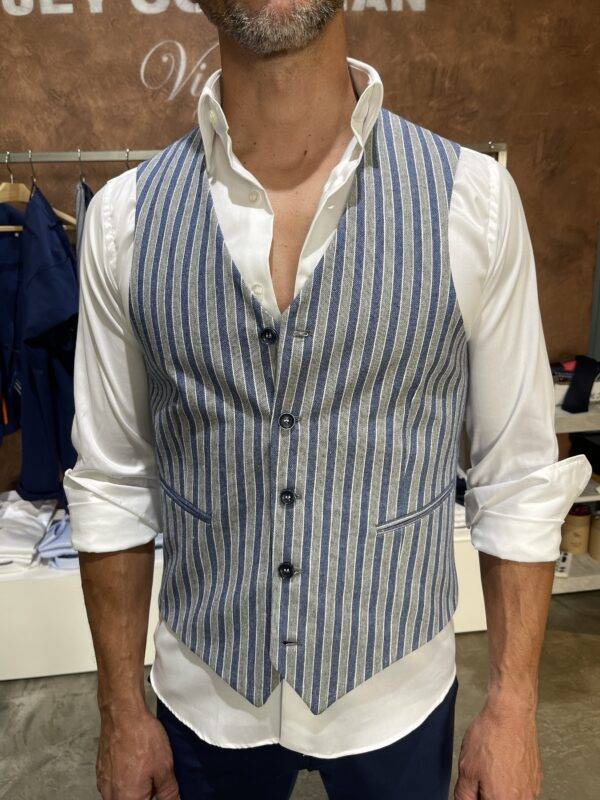 JCM Jey Coleman Gilet uomo elegante estivo Piero Giachi Italy