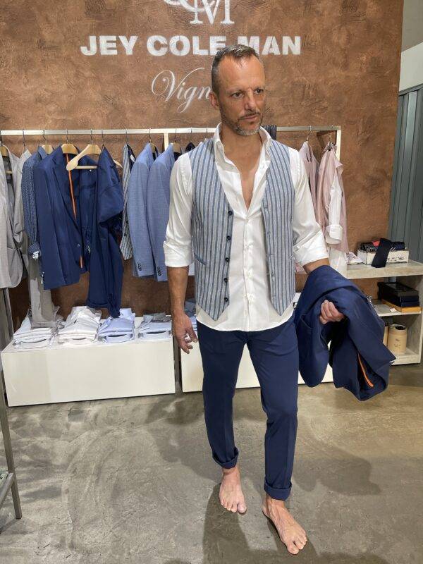 JCM Jey Coleman Pantalone uomo blu punto milano Exibit Italia