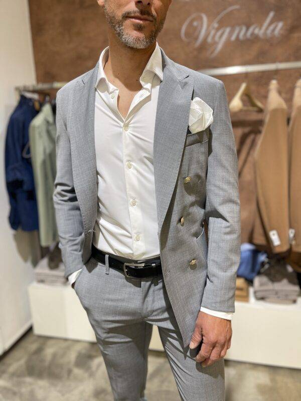 JCM Jey Coleman Pantalone uomo elegante fresco di lana Exibit Vendita