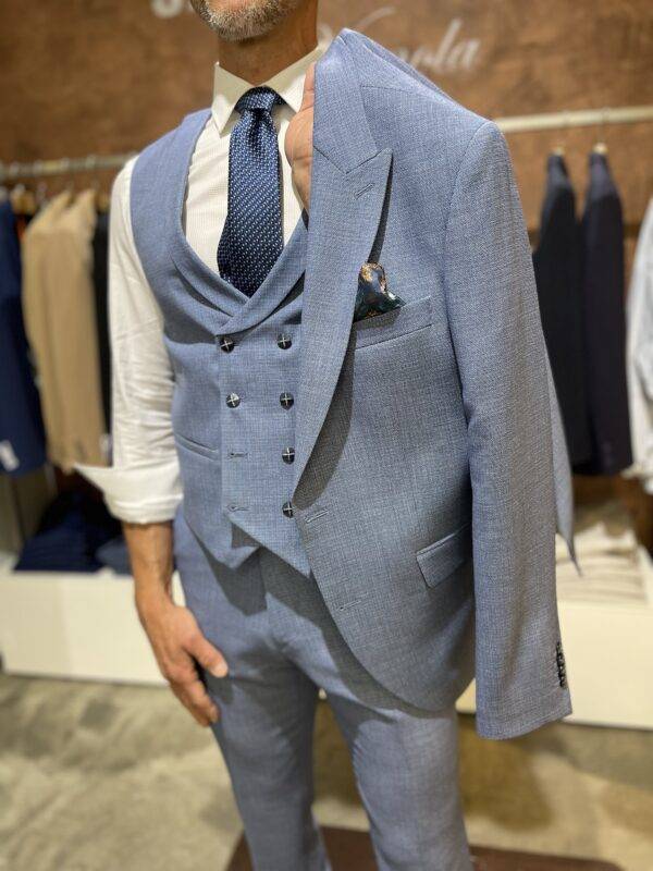 JCM Jey Coleman Abito uomo elegante con giacca gilet e pantalone Piero Giachi Soddisfazione Garantita