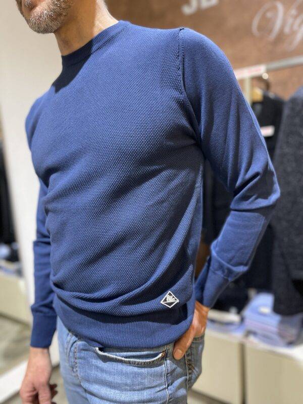 JCM Jey Coleman Maglia uomo blu girocollo Roy Roger’s Shopping Online