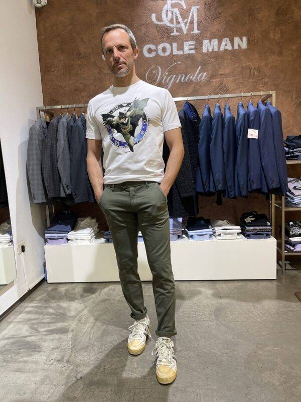 JCM Jey Coleman Pantalone uomo casual in gabardina Roy Roger’s Affare Del Giorno