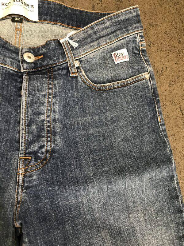 JCM Jey Coleman Bermuda uomo in jeans stretch Roy Roger’s In Vendita