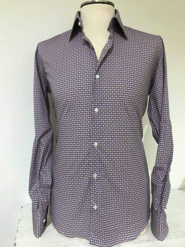 JCM Jey Coleman Camicia uomo microfantasia slim Fit Italy
