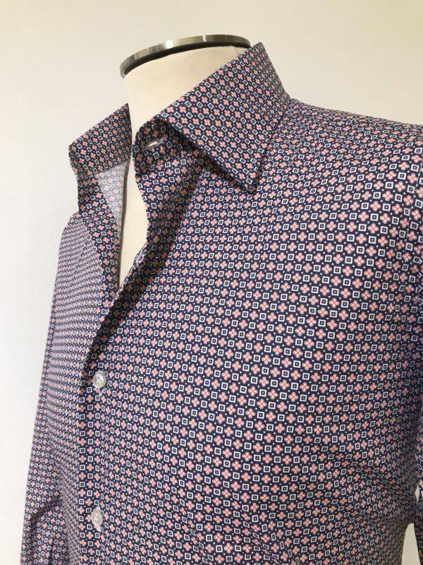 JCM Jey Coleman Camicia uomo microfantasia slim Fit Italy