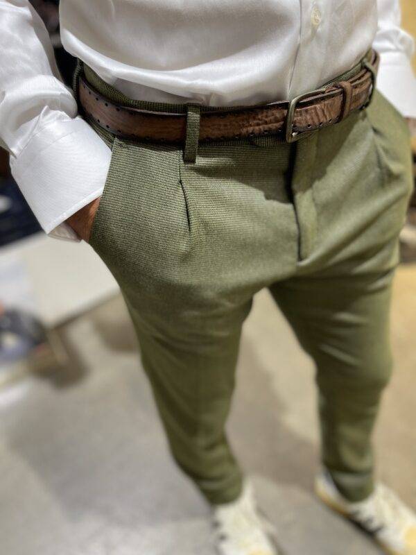 JCM Jey Coleman Pantalone uomo microfantasia Exibit In Linea