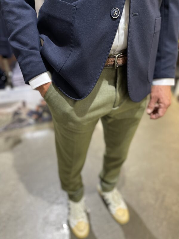 JCM Jey Coleman Pantalone uomo microfantasia Exibit In Linea