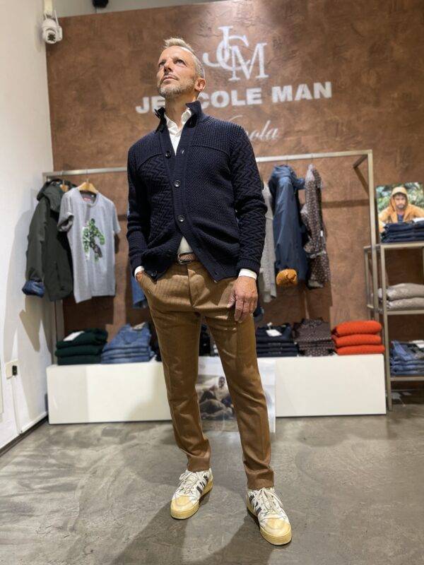 JCM Jey Coleman Pantaloni uomo microfantasia Exibit Promozione Limitata