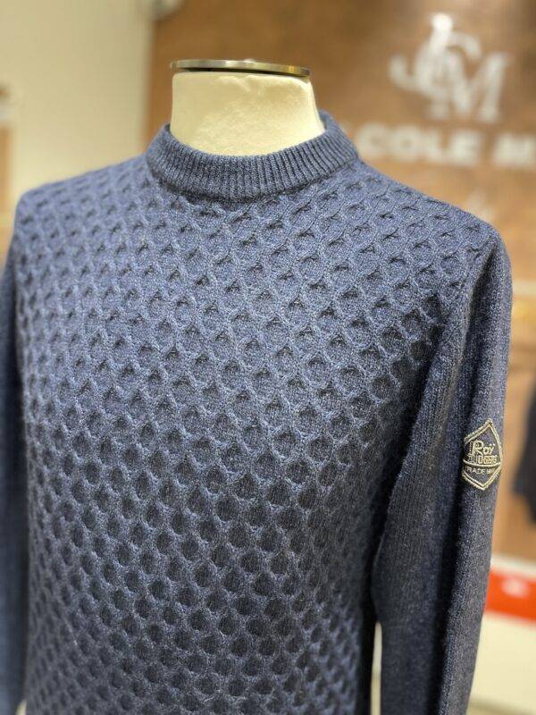 JCM Jey Coleman Maglia uomo girocollo misto lana e cashmere Roy Roger’s Fino Al -60%
