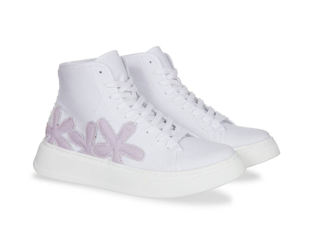 L.Pucci Basket P91223C White-Lilac Outlet