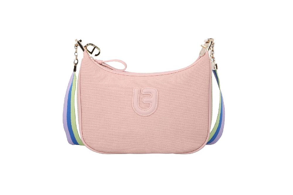 L.Pucci Farah Stripes Canvas Pink In Vendita