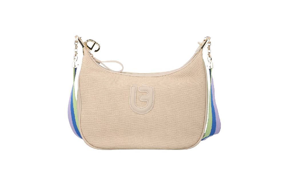 L.Pucci Farah Stripes Canvas Beige Nuova