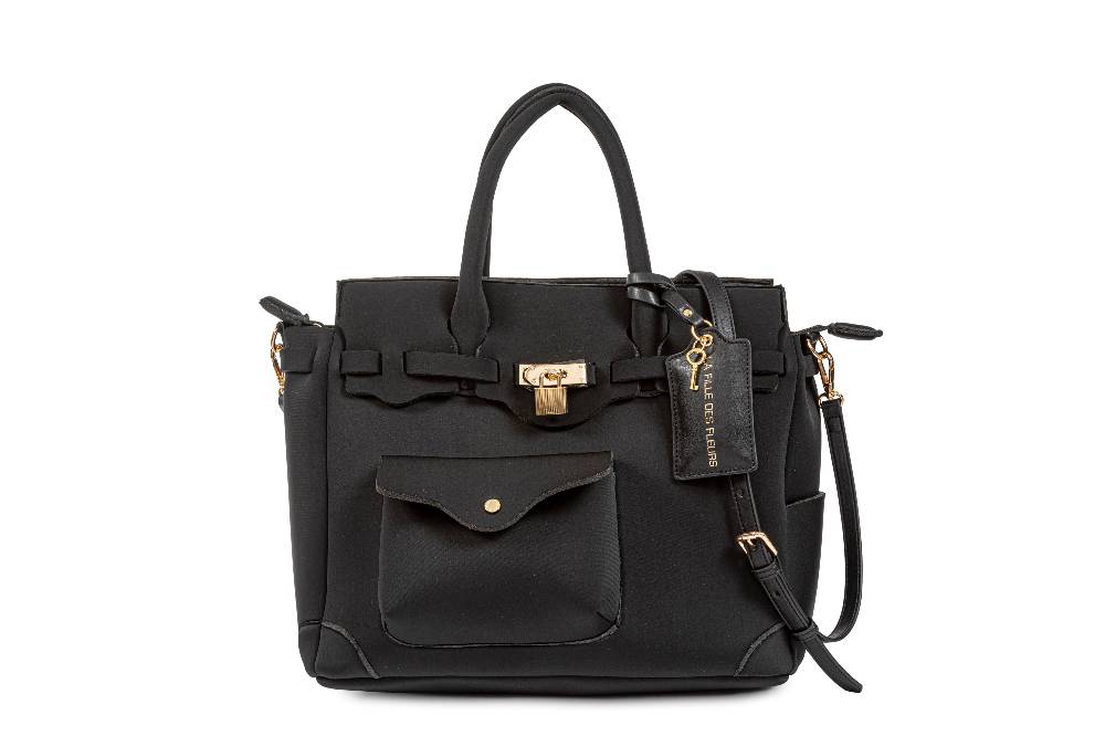 L.Pucci Jacqueline Tekno Fabric Black Qualità