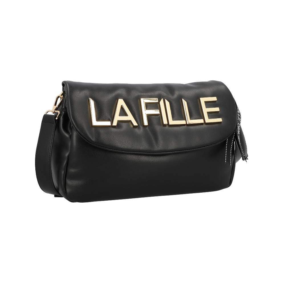L.Pucci Odette Metal Logo Line Black Italia