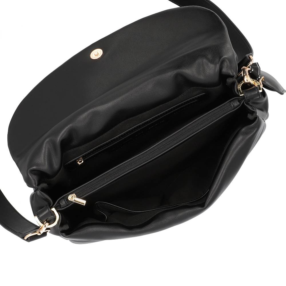 L.Pucci Odette Metal Logo Line Black Italia