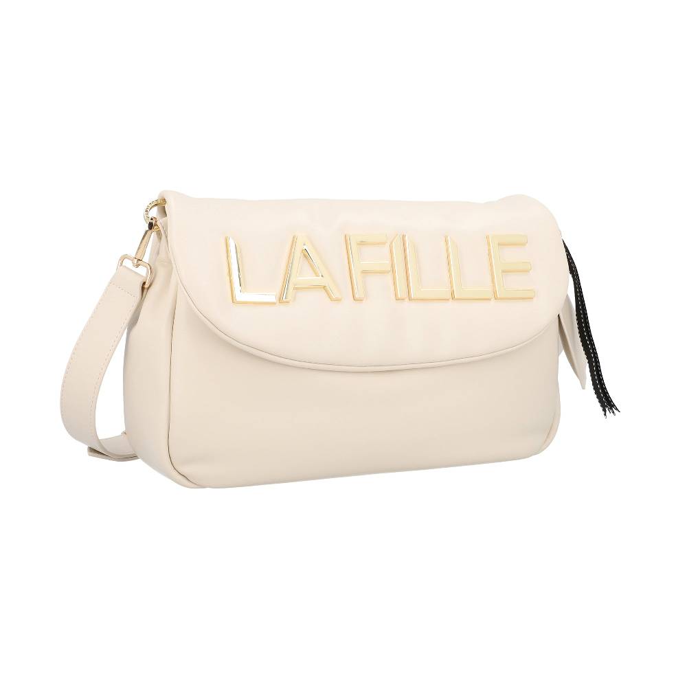 L.Pucci Odette Metal Logo Line Dirty White 2025