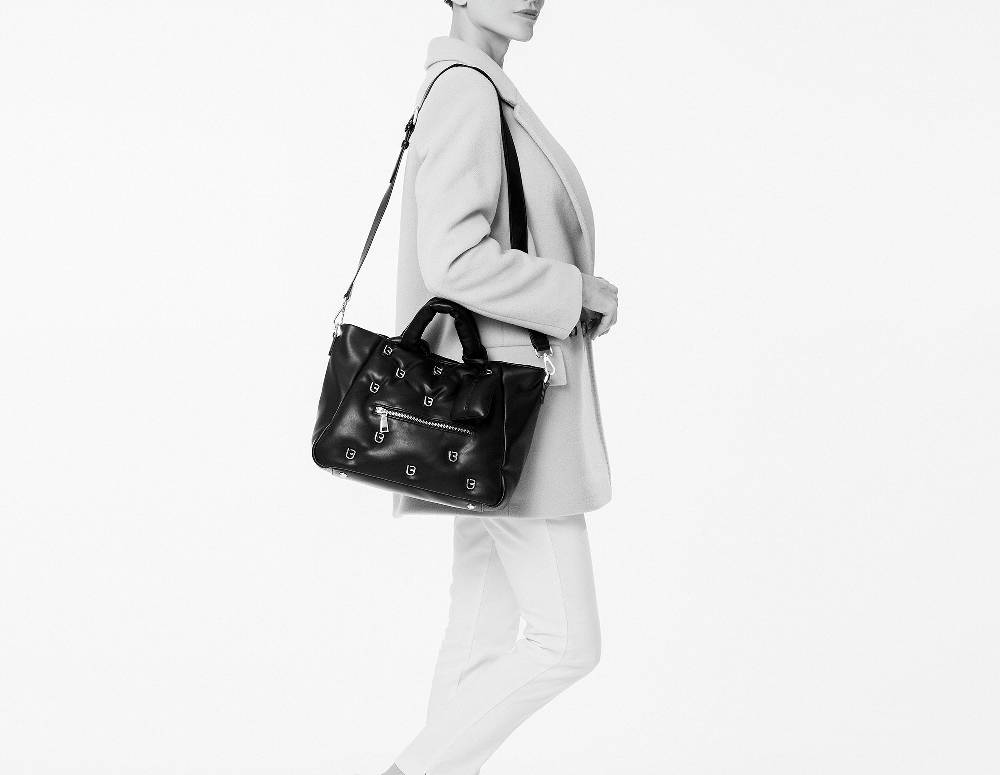 L.Pucci Michelle Puffy Black Negozi Online
