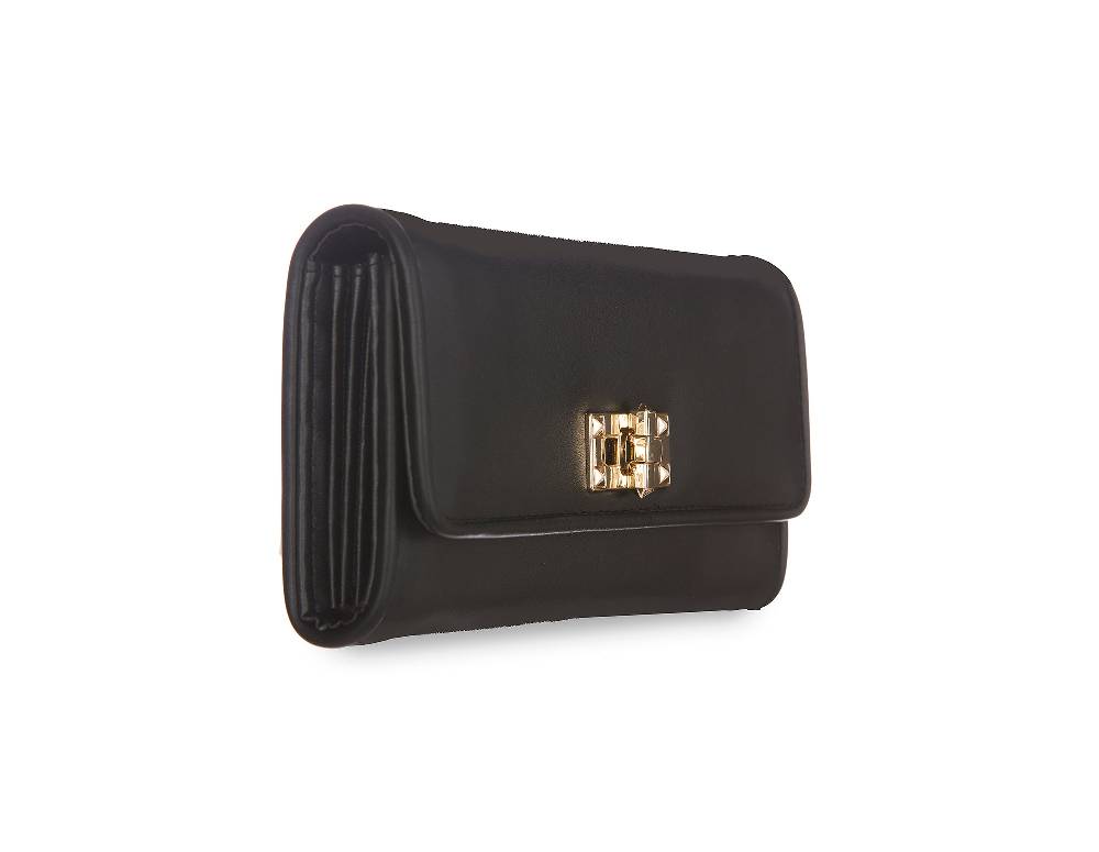 L.Pucci Trendy Black Easter Wallet Qualità Garantita
