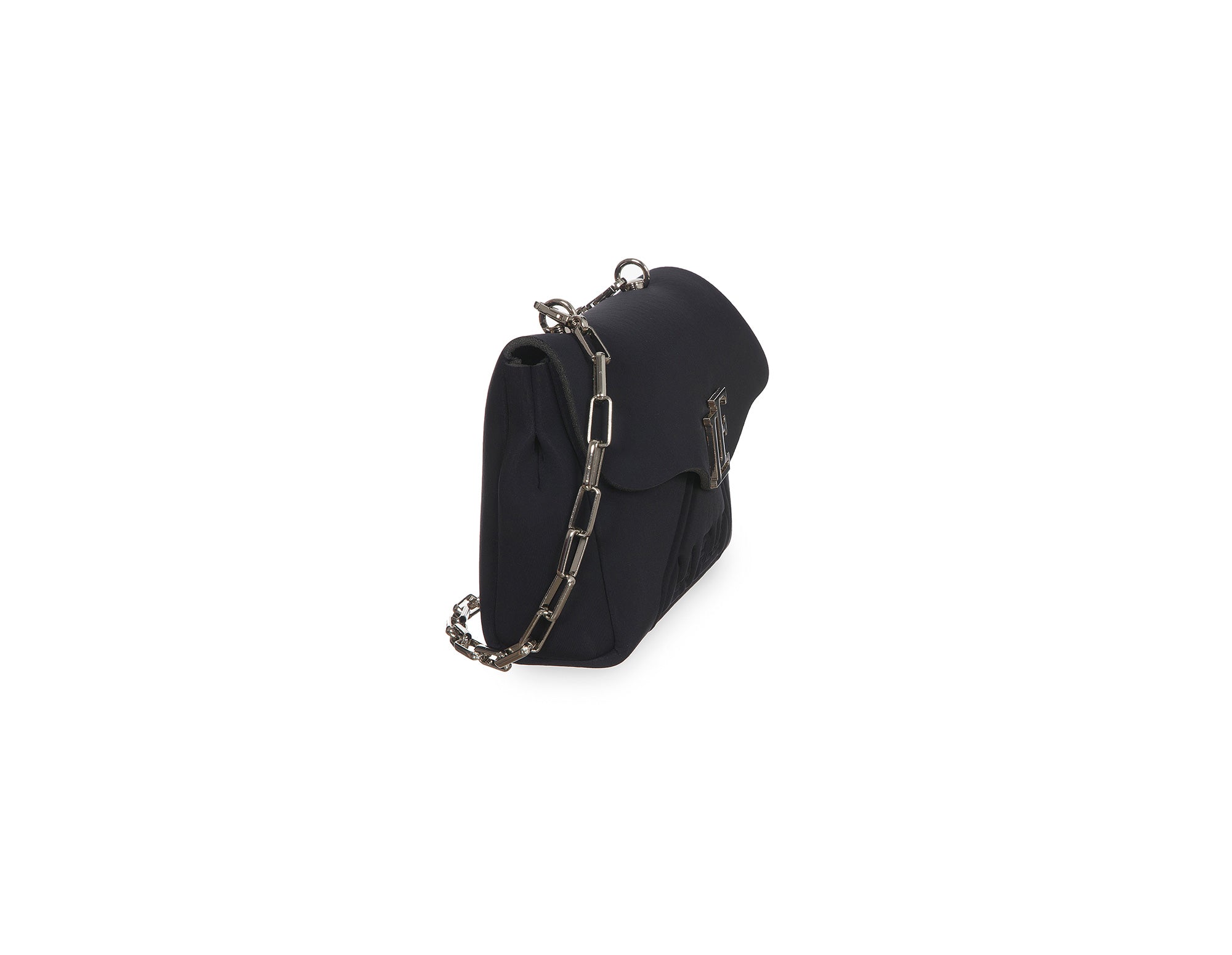 L.Pucci Valentina Med Tekno Fabric Black Promozione Limitata