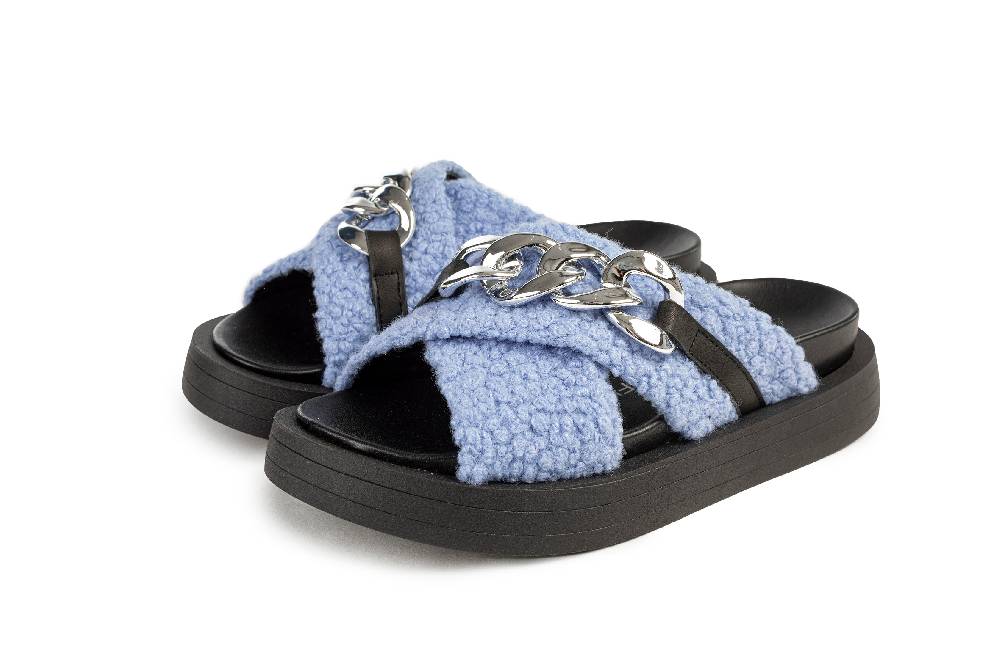 L.Pucci Slipper SA84028MS Light blue Acquista Ora