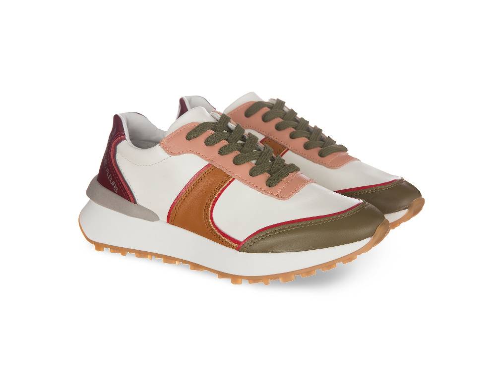 L.Pucci Missouri Leather White-Multi Online