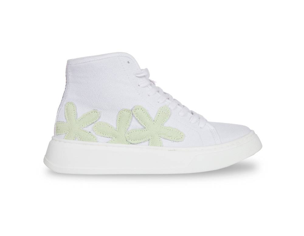 L.Pucci Basket P91223C White-Teal Offerte