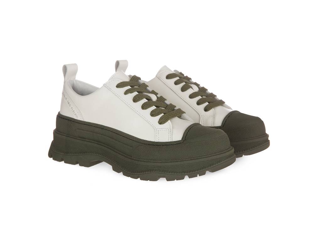 L.Pucci Nevada Leather White Consegna Veloce