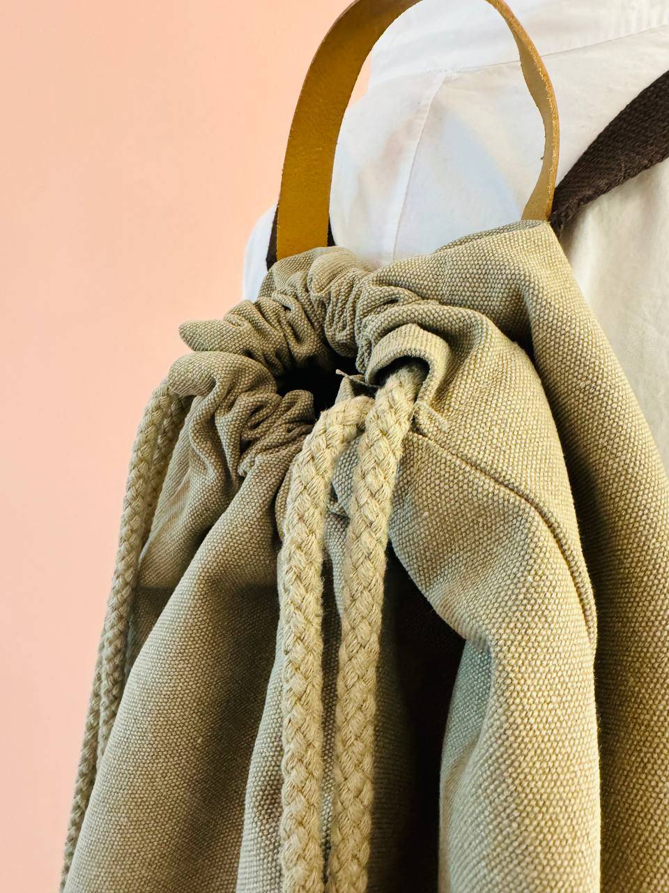 La Sellerie COUNTRY backpack beige Nuovo