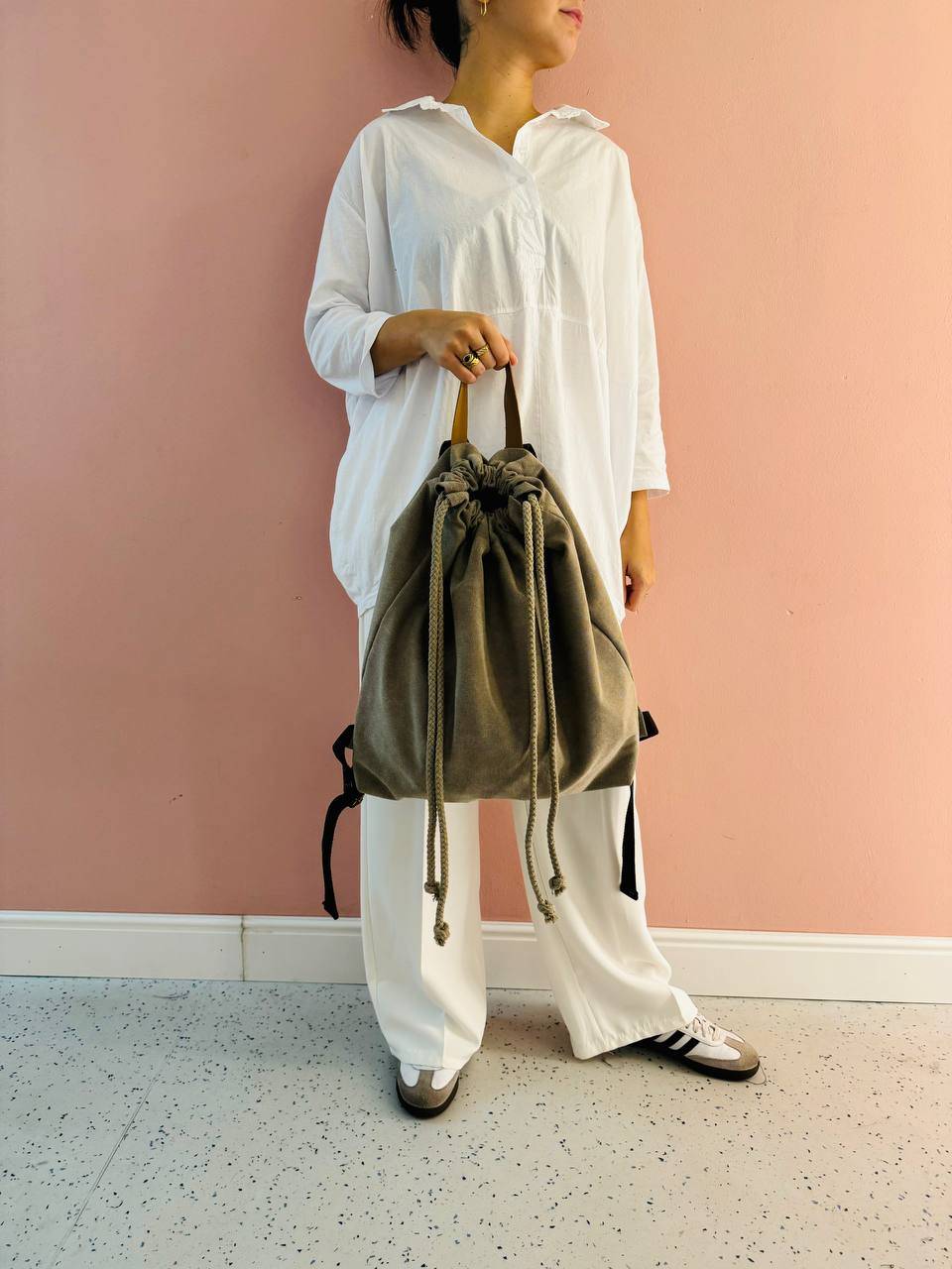 La Sellerie COUNTRY backpack beige Nuovo