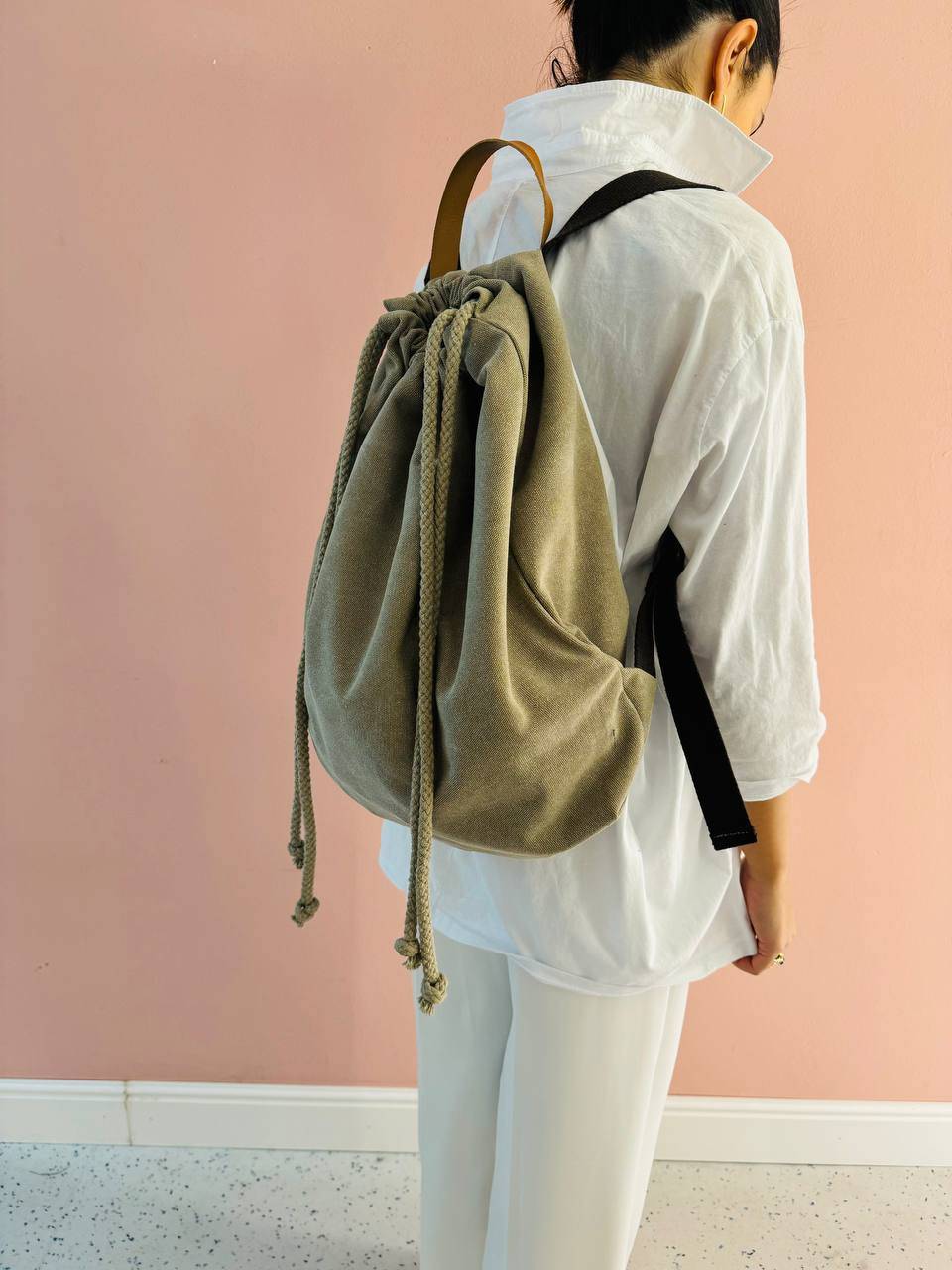 La Sellerie COUNTRY backpack beige Nuovo