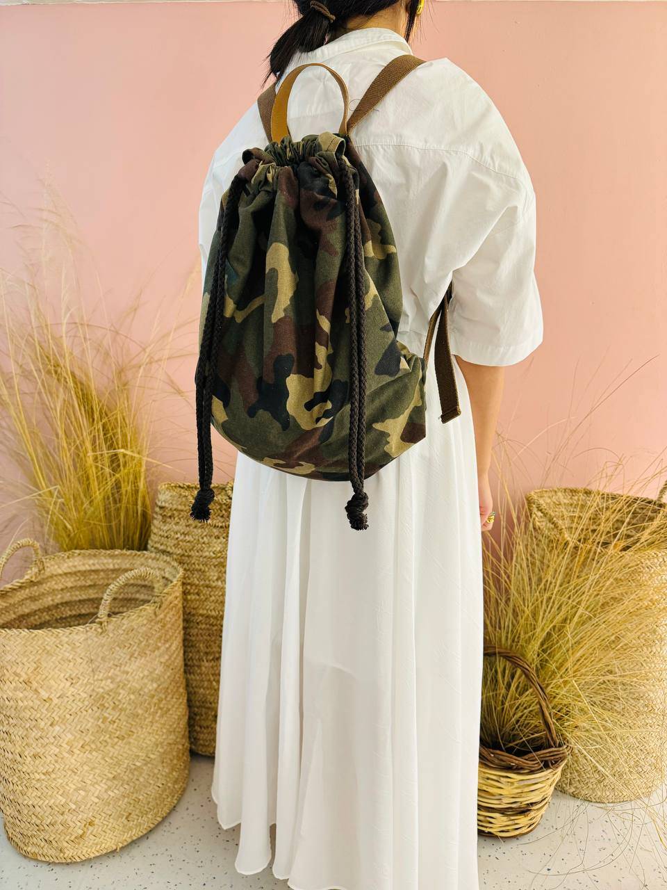 La Sellerie COUNTRY backpack military Spedizione Gratuita