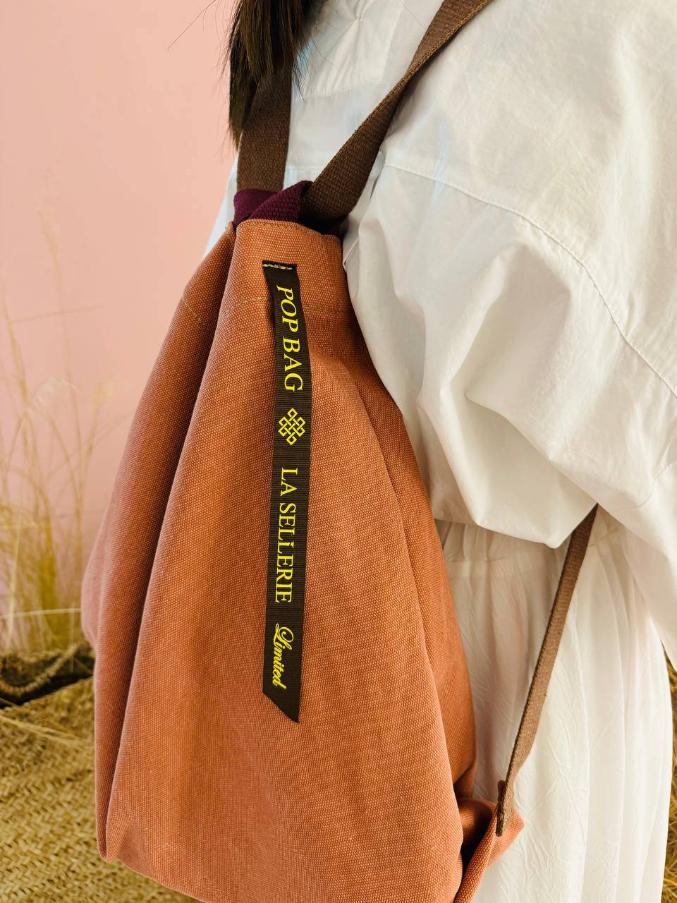 La Sellerie ZAINO POP tessuto Arancio Sottocosto