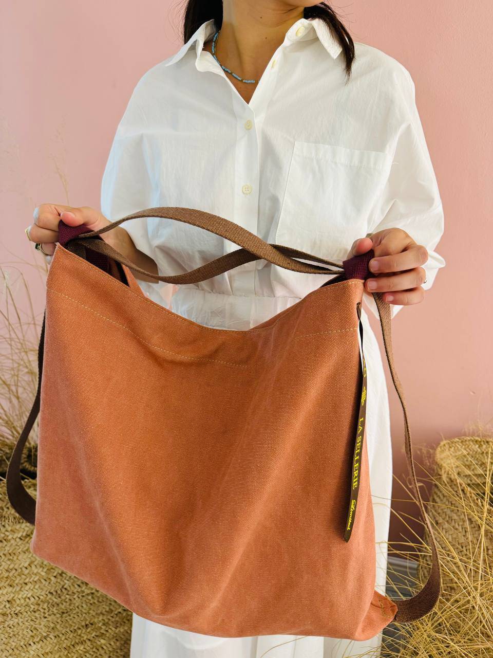 La Sellerie ZAINO POP tessuto Arancio Sottocosto