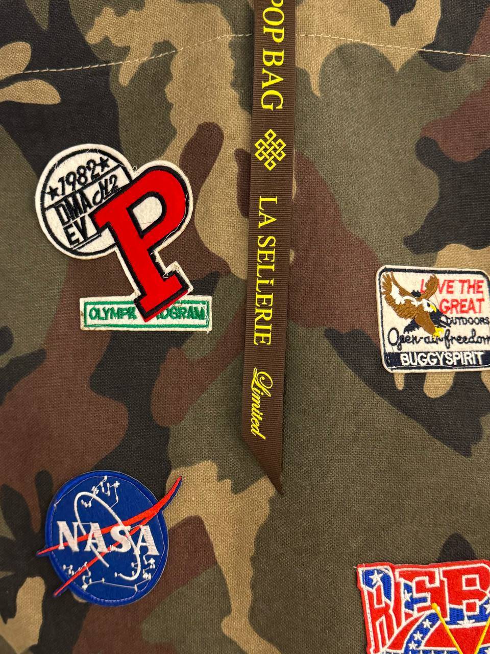 La Sellerie POP BAG military patchwork Sconto