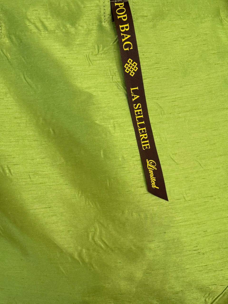 La Sellerie POP BAG Shantung verde mela Economico